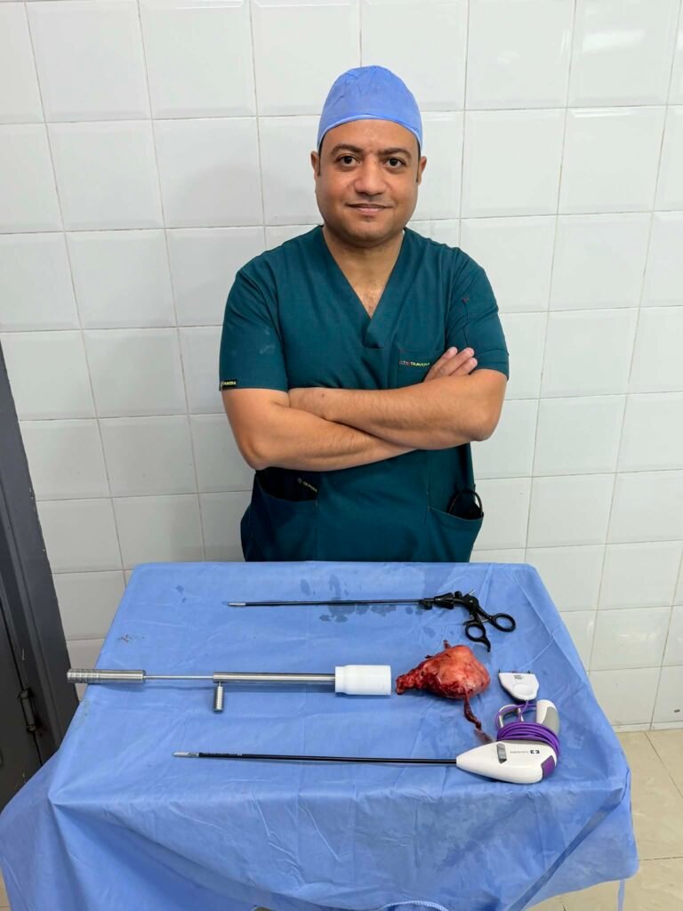 استئصال كلي للرحم بالمنظار