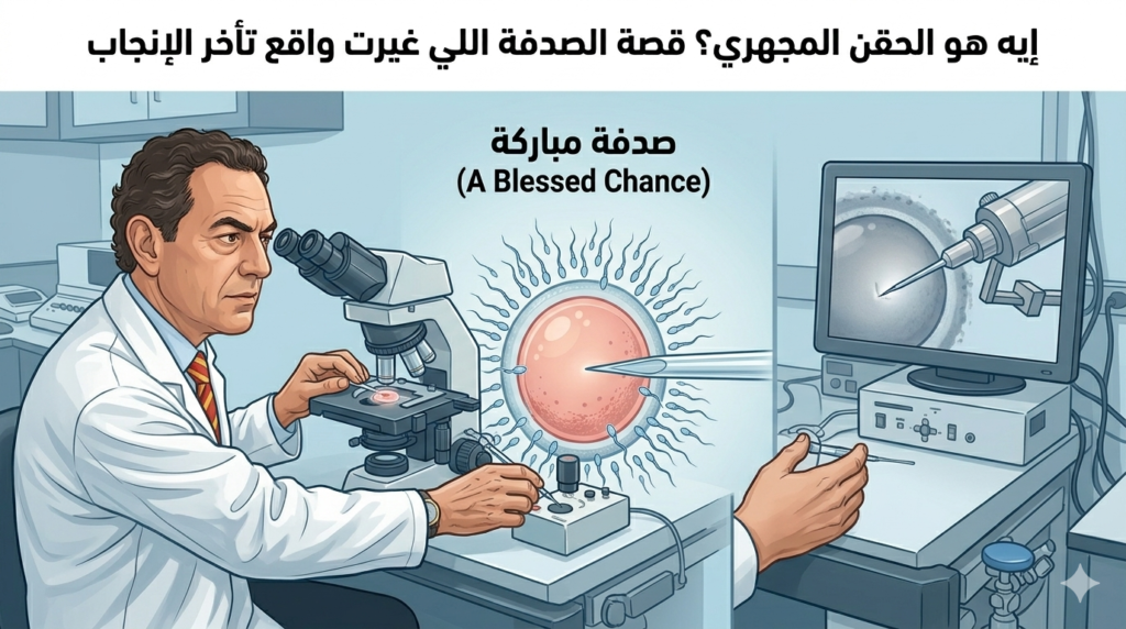 صدفة ادت الي اكتشاف الحقن المجهري